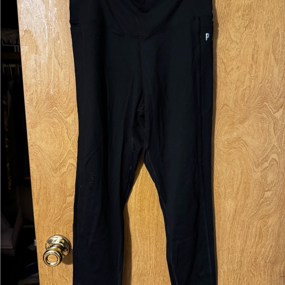 PINK Victoria's Secret Jet Black Leggings